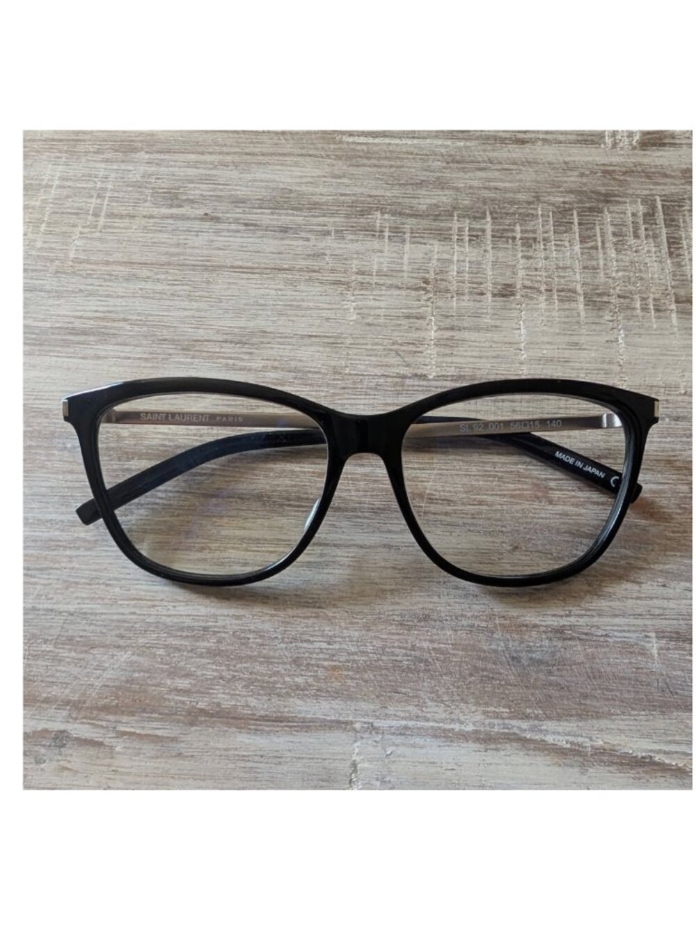 Saint Laurent SL 92 001 Black Eyeglasses Frames 56-15-140 | Authentic YSL - Picture 8 of 16